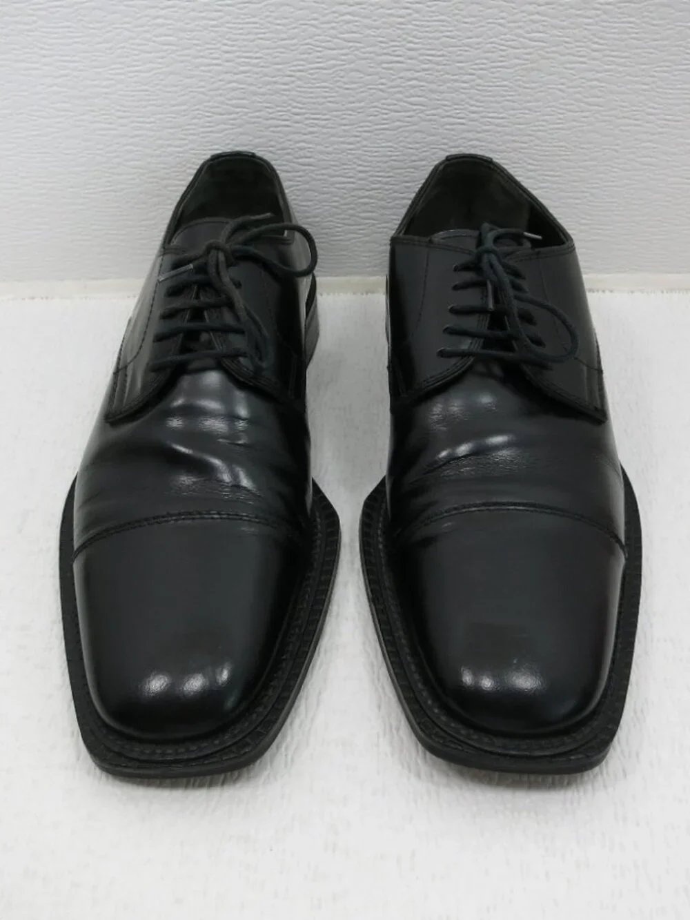 George Hogg Cap Toe Polished Leather Dress Men's Oxfords Footwear Shoes Sz 41